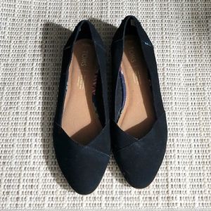 Toms Black Julie Flats